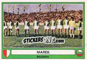 Cromo Marek(Team) - Euro Football 78 n. 36 - Panini