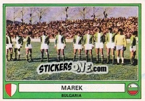 Figurina Marek(Team) - Euro Football 78 - Panini