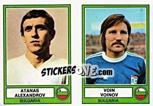 Cromo Alexandrov/Voinov - Euro Football 78 - Panini