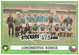 Cromo Lokomotiva Kosice(Team) - Euro Football 78 - Panini