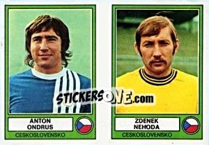 Figurina Ondrus/Nehoda - Euro Football 78 - Panini