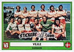 Cromo Vejle(Team) - Euro Football 78 - Panini