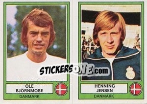 Sticker Björnmose/Jensen - Euro Football 78 - Panini