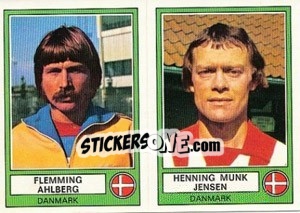 Figurina Ahlberg/Munk Jensen - Euro Football 78 - Panini