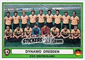 Sticker Dynamo Dresden(Team) - Euro Football 78 - Panini