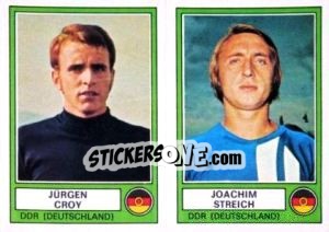 Sticker Croy/Streich - Euro Football 78 - Panini