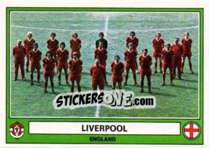 Cromo Liverpool(Team) - Euro Football 78 - Panini