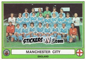 Cromo Manchester City(Team) - Euro Football 78 - Panini