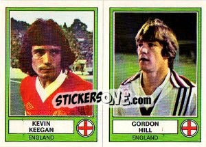 Sticker Keegan/Hill - Euro Football 78 - Panini