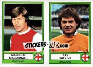 Cromo Macdonald/Wilkins - Euro Football 78 - Panini