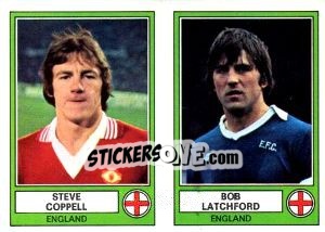 Sticker Coppell/Latchford - Euro Football 78 - Panini