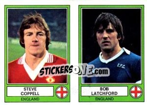 Figurina Coppell/Latchford - Euro Football 78 - Panini