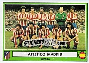 Sticker Atletico Madrid(Team) - Euro Football 78 - Panini