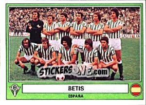 Cromo Betis(Team) - Euro Football 78 - Panini