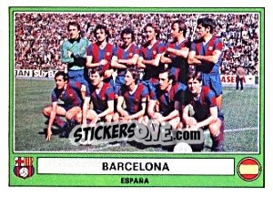 Figurina Barcelona(Team) - Euro Football 78 - Panini