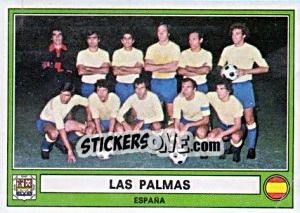 Cromo Las Palmas(Team) - Euro Football 78 n. 85 - Panini