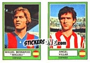 Sticker Migueli/Villar - Euro Football 78 - Panini