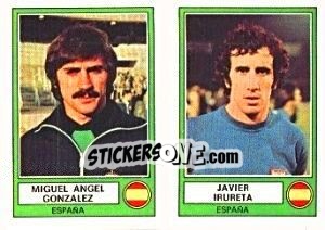 Cromo González/Irureta - Euro Football 78 - Panini