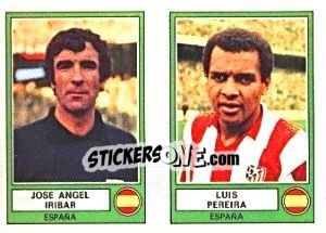 Sticker Iribar/Luis Pereira - Euro Football 78 - Panini