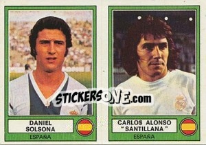 Cromo Solsona/Santillana - Euro Football 78 - Panini