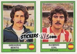 Cromo Benito/Leal - Euro Football 78 - Panini