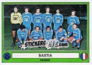 Sticker Bastia(Team) - Euro Football 78 - Panini