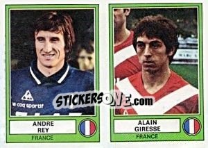 Cromo Rey/Giresse - Euro Football 78 - Panini