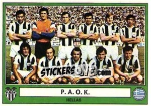Cromo PAOK(Team) - Euro Football 78 - Panini