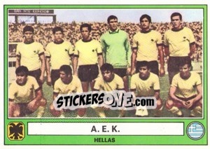 Figurina AEK(Team) - Euro Football 78 - Panini