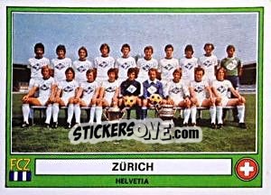 Figurina Zurich(Team) - Euro Football 78 - Panini