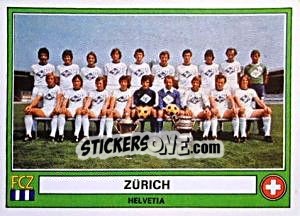 Sticker Zurich(Team) - Euro Football 78 n. 116 - Panini