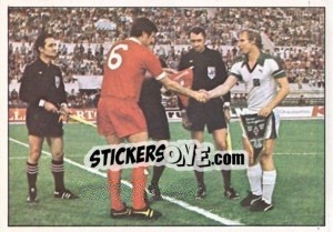 Cromo Liverpool-Borussia Mönchengladbach(moments of game) - Euro Football 78 - Panini