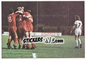 Sticker Liverpool-Borussia Mönchengladbach(moments of game) - Euro Football 78 - Panini