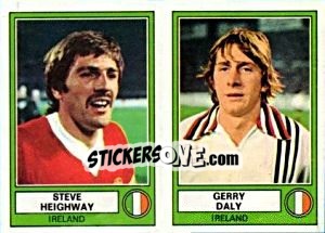 Figurina Heighway/Daly - Euro Football 78 - Panini