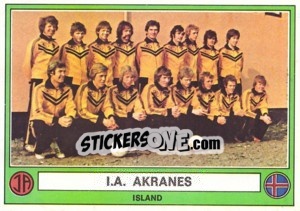 Sticker I.A. Akranes(Team) - Euro Football 78 n. 139 - Panini