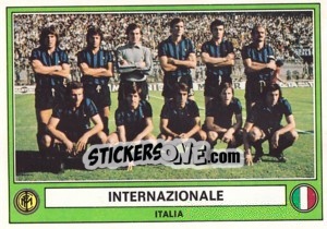 Cromo Internazionale(Team) - Euro Football 78 - Panini