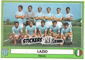 Cromo Lazio(Team) - Euro Football 78 - Panini