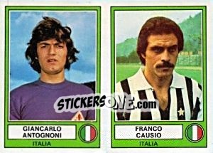 Sticker Antognoni / Causio - Euro Football 78 n. 149 - Panini