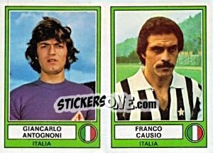 Cromo Antognoni / Causio - Euro Football 78 - Panini