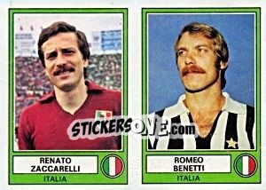 Sticker Zaccarelli/Benetti - Euro Football 78 - Panini