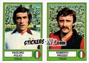 Sticker Pulici/Pruzzo - Euro Football 78 - Panini
