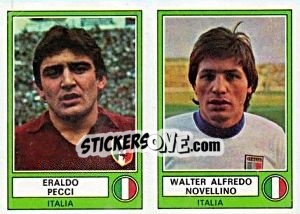 Sticker Pecci/Novellino - Euro Football 78 - Panini