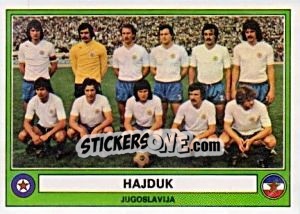 Cromo Hajduk(Team) - Euro Football 78 - Panini