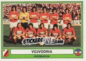 Cromo Vojvodina(Team) - Euro Football 78 - Panini