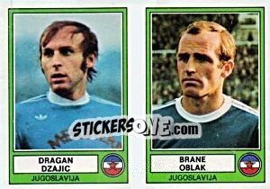 Sticker Dzajic/Oblak - Euro Football 78 - Panini