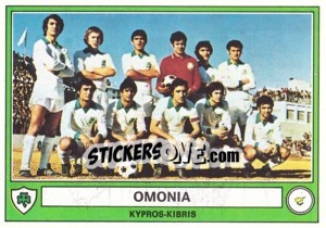 Figurina Omonia(Team) - Euro Football 78 - Panini