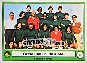 Cromo Olympiakos Nicosia(Team) - Euro Football 78 - Panini