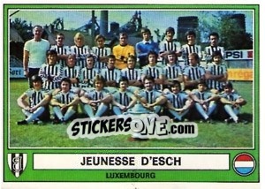 Sticker Jeunesse D'esch(Team) - Euro Football 78 - Panini