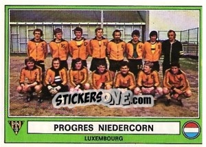 Cromo Progres Niedercorn(Team) - Euro Football 78 - Panini