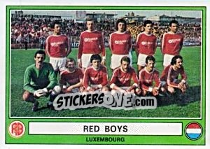 Figurina Red Boys(Team) - Euro Football 78 - Panini